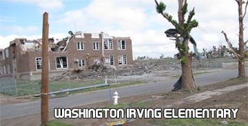 Washington Irving Elementary destoryed