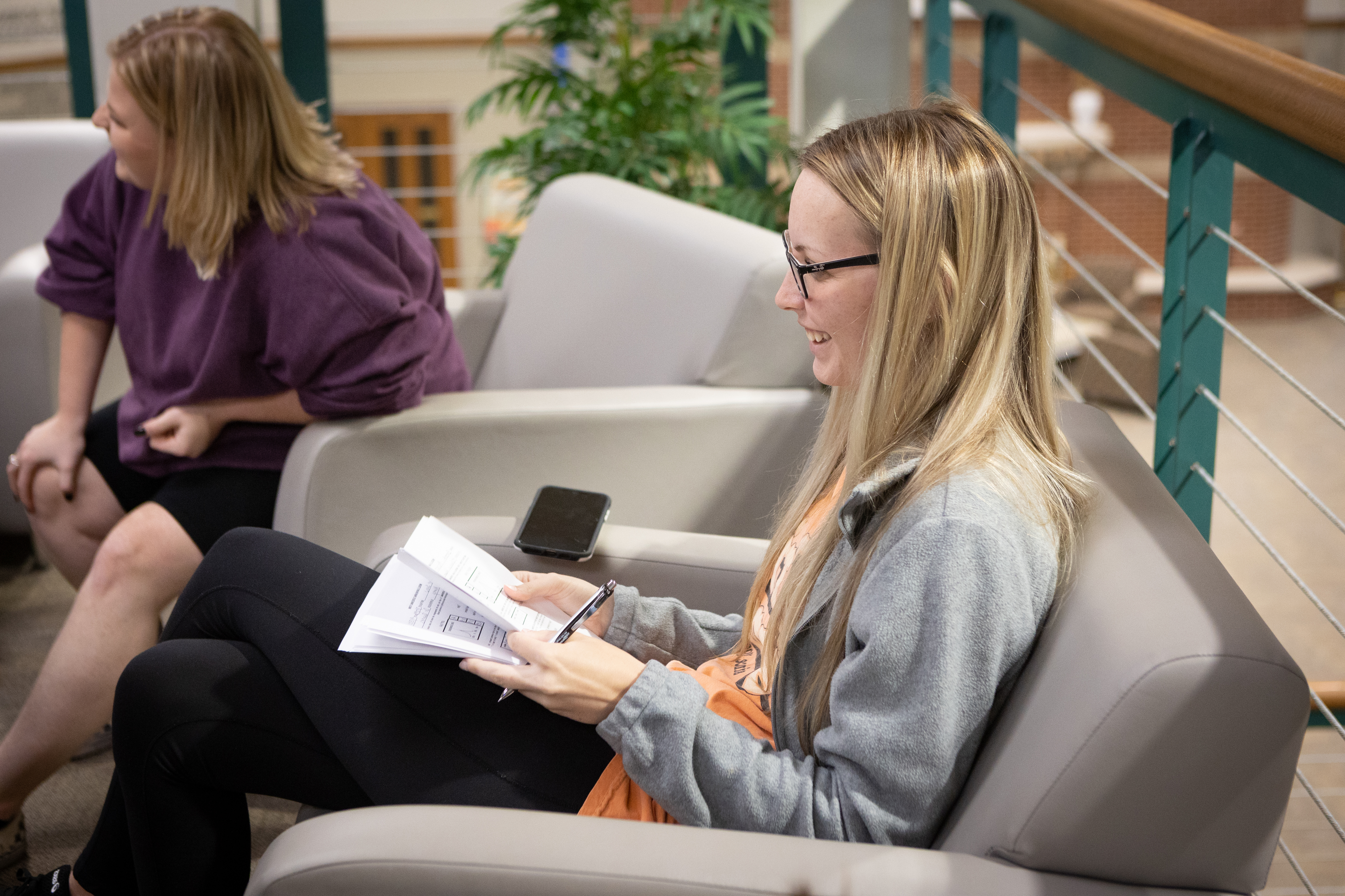 RCTE Student Studying