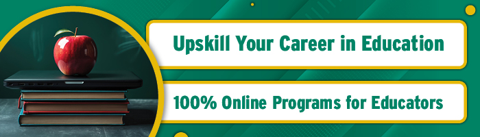 Upskill your career in Education web banner